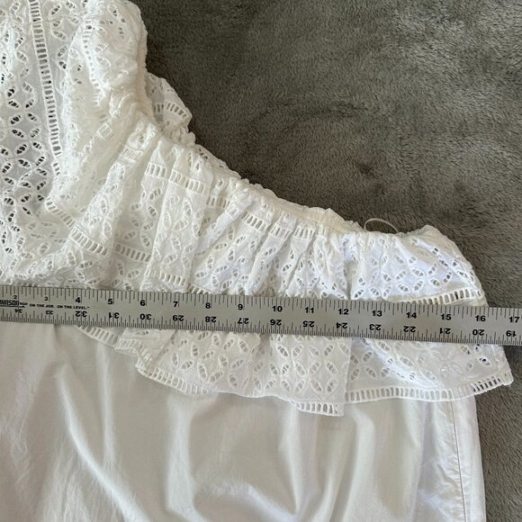 Abercrombie & Fitch White One Shoulder Mini Dress Women's XS - Picture 5 of 7